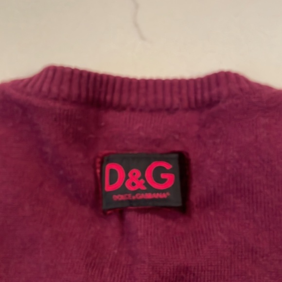 Dolce @ Gabbana argyle sweater/cardigan - Picture 5 of 8